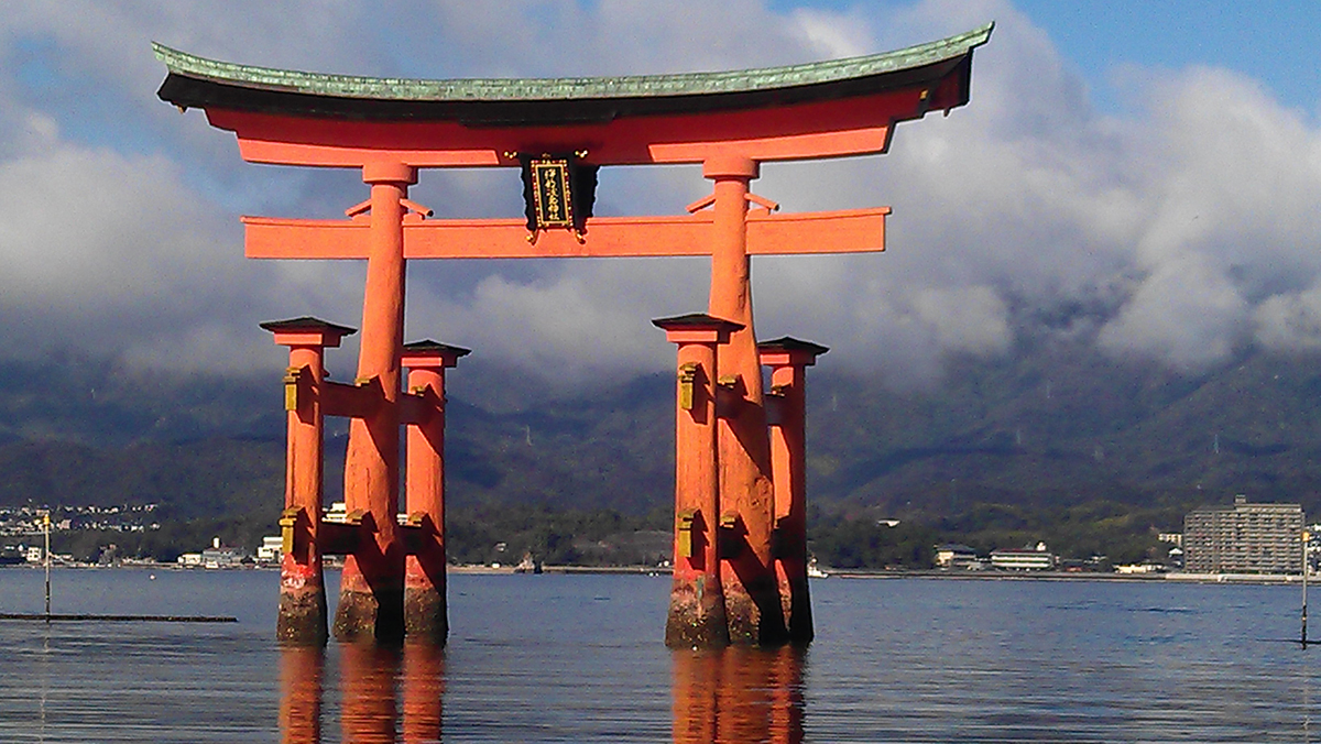 gate of the Itsukushima-Shrine